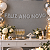 Faixa Decorativa Feliz Ano Novo com Glitter Prata - Imagem 1