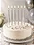Vela De Aniversário Metalizada Prata 19cm Kit Com 6 Unidades - Imagem 1