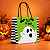 Sacola de Papel Travessuras Halloween P – 14,3 x 15,5 x 7 cm - Imagem 1