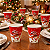 Copo de Papel Natal Boneco de Neve 270 ml – 10 Unidades - Imagem 1