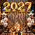 Kit Decoração Réveillon 2027 com Balões Metalizados 2027 Dourados, Cortina Metalizada Balões e Estrelas - Prata - Imagem 1