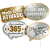 Placas Divertidas Ano-Novo Metallic - 4 Unidades - Imagem 2