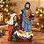 Enfeite de Natal em Resina - Sagrada Família 9X6cm - Imagem 1