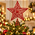 Estrela Ponteira de Natal Vermelha 35 cm – Decoração para Árvore - Imagem 1