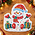 Guardanapo De Papel Natalino Boneco de Neve 33x33cm - 20 unidades - Imagem 1