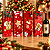 Sacola de Papel para Vinho Natalina 35 x 12 cm – 1 Unidade – Estampa Sortida - Imagem 1