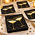 Guardanapo Folha Dupla Metalizado Taças de Vinho Boas Festas 32x32cm - 20 Unidades - Imagem 1