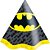 Chapéu de Festa Batman - 8 unidades - Imagem 1