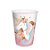 Copo de Papel Festa Unicórnio 240ml - 8 unidades - Imagem 1