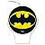 Vela Plana de Aniversário Festa Batman - Pavio Mágico - Imagem 1
