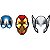 Máscara Vingadores - 6 unidades - Imagem 1