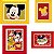 Quadrinhos Decorativos Mickey - 4 unidades - Imagem 1