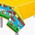 Toalha Plástica de Mesa Principal Festa Super Mario - 1,80X1,18 Metros - Imagem 1
