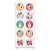 Adesivo Redondo Flamingo - 3 Cartelas Com 10 Adesivos Cada (30 Unidades) - Imagem 1