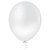 Balão Bexiga Branco - Tamanho 7 Polegadas  (18cm) - 50 unidades - Imagem 1