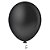 Balão Bexiga Preto - Tamanho 7 Polegadas  (18cm) - 50 unidades - Imagem 1