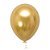 Balão Platinado Cromado Dourado 9 Polegadas (23cm) - 25 unidades - Imagem 1