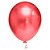 Balão Platinado Cromado Vermelho 9 Polegadas (23cm) - 25 unidades - Imagem 1