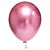 Balão Platinado Cromado Rosa 9 Polegadas (23cm) - 25 unidades - Imagem 1