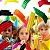 Apito Infantil 3 Furos Plástico Colorido Cores Sortidas - 20 Unidades - Imagem 1