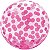 Balão Bubble Estampado Rosa 45 centímetros - Imagem 1
