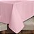 Toalha Plástica de Mesa Rosa 137x183cm - Imagem 1