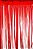 Cortina Decorativa Metalizada - Cor Vermelha - 1x2 Metros - Imagem 2
