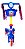 Patinete Infantil com Led Menino Azul 3 Rodas até 30kg - Imagem 6