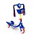 Patinete Infantil com Led Menino Azul 3 Rodas até 30kg - Imagem 1