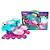 Patins Infantil Rosa Smoke Feminino Tam 32 ao 35 Led Fumaça - Imagem 1
