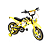 Bicicleta Infantil Aro 16 Moto Bike C/ Rodinha Menino - Imagem 1
