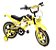 Bicicleta Infantil Aro 14 Moto Bike C/ Rodinha Menino - Imagem 1