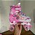 Patins Quad Infantil Sereia  Ajustável 4 Rodas c/ Led - Imagem 7