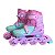Patins Inline Triline Tamanho Ajustável Glumi Cor: Sereia Tamanho: 28-31 - Imagem 10