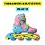Patins Inline Triline Tamanho Ajustável Glumi Cor: Unicórnio Tamanho: 28-31 - Imagem 3
