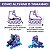 Patins Inline Triline Tamanho Ajustável Glumi Cor: Smile Tamanho: 28-31 - Imagem 12