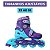Patins Inline Triline Tamanho Ajustável Glumi Cor: Smile Tamanho: 32-35 - Imagem 3