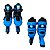 Patins 4 Rodas Inline Infantil Azul - Imagem 8