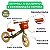 Bicicleta de Equilíbrio Infantil Glumi 12” com Cesto Removível - Imagem 10