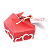 Caixinha Origami Dois Corações Namorados - Imagem 1