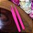 Pinça Kiss She Reta - Rosa - Imagem 1