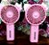 Ventilador Orelha Gatinho - Rosa - Imagem 1