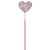 Espelho de precisão coração strass - rosa - Imagem 1