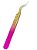 Pinça pink-dourada brilhante - curva - Imagem 1
