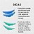 Molde para lash lifting - silicone - reutilizável - 5 pares - Imagem 3