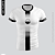Camisa Strip White Dry Fit com Proteção UV50+ Manga Curta - MUNDIALTA - Imagem 1