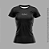 Camisa BabyLook Algodão DAVI - Di Lima (Preto) - Imagem 1