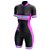 Macaquinho Ciclismo Bike Mtb Speed Refactor Wave Rosa - Imagem 1