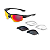 Óculos Supersport Bike Corrida Beach Tennis 3 Lentes Atrio - Imagem 3