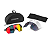 Óculos Esportivo Bike Corrida Beach Tennis 3 Lentes Atrio Original - Imagem 9